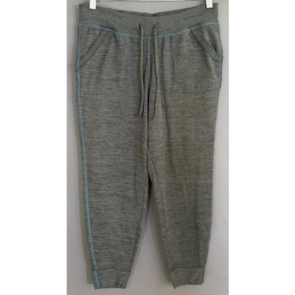 Athleta Techie Sweat Ankle Joggers Green Space Dye Women’s S Lounge